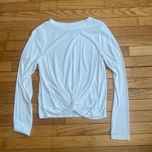 White Joy Lab athletic long sleeve size small!